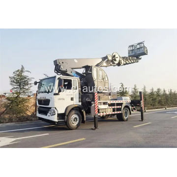 6 Wheels 28 Meters Hydraulic Mobile Aerial Work